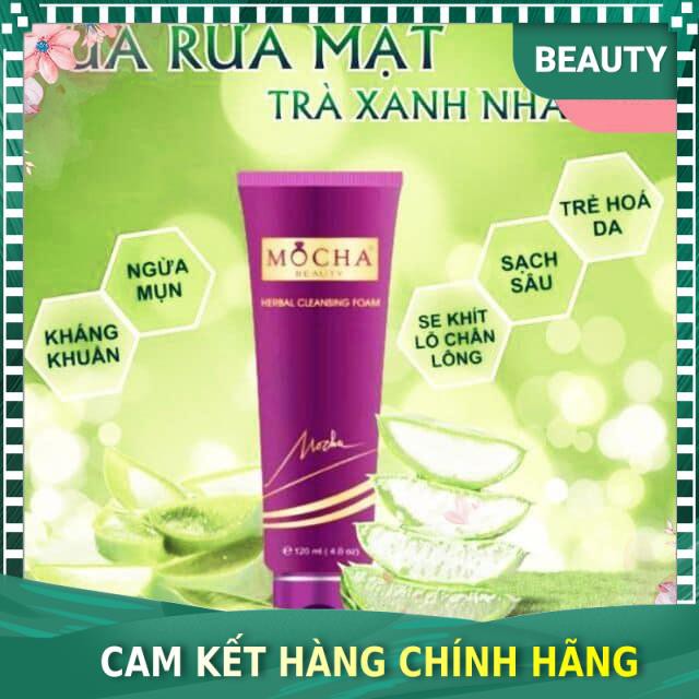 [Chính hãng 100%] Sữa rửa mặt trà xanh nha đam Mocha