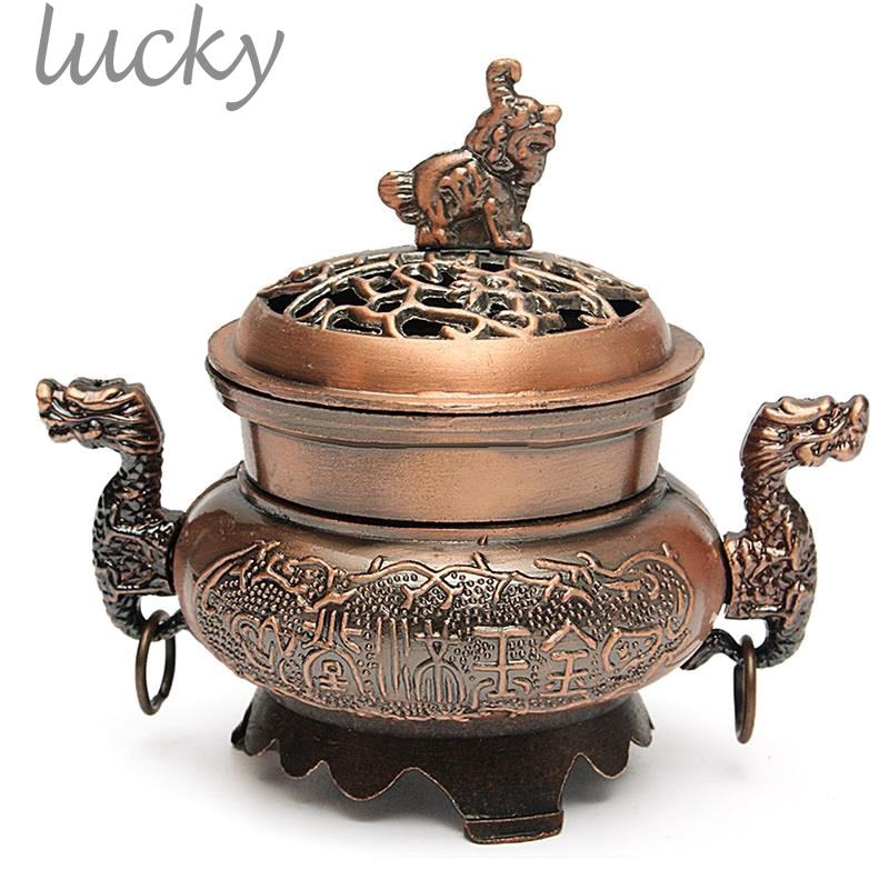 Lư đốt trầm hương kiểu dáng cổ điển khắc họa tiết tinh tế sang trọng tùy chọn