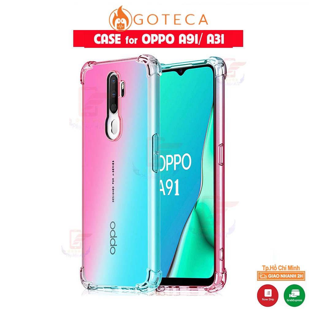 Ốp lưng Oppo A91/ A31- Chống sốc-Dẻo- Trong suốt [HÀNG MỚI-CHUẨN MÃ]