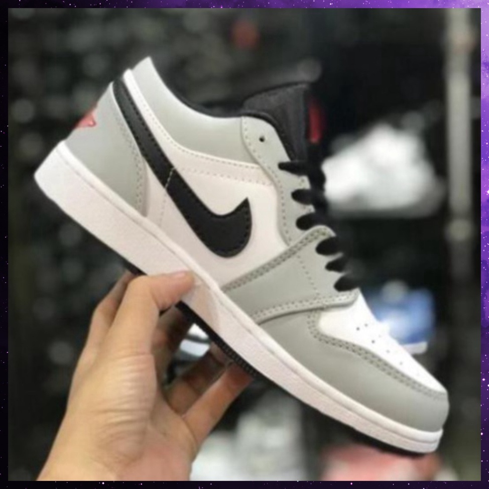 Giày Sneaker Nam Nữ Nike Jordan 1 Low, Jd1 Cổ Thấp Smoke Xám Thoáng Khí | WebRaoVat - webraovat.net.vn