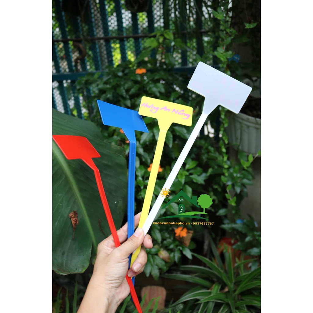 Thẻ cắm ghi tên đánh dấu cây trồng loại cỡ lớn 9x30cm