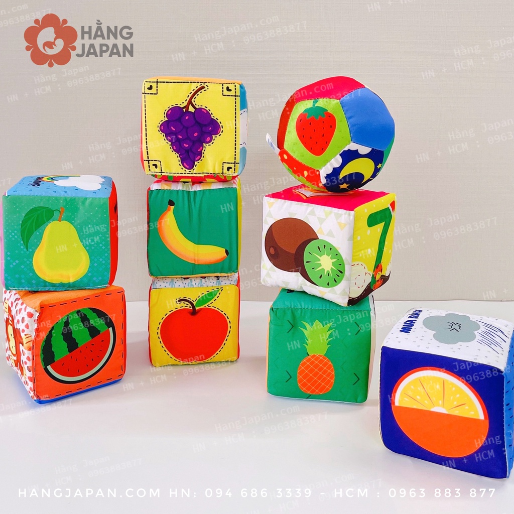 Bộ khối vải xúc sắc Pipo
