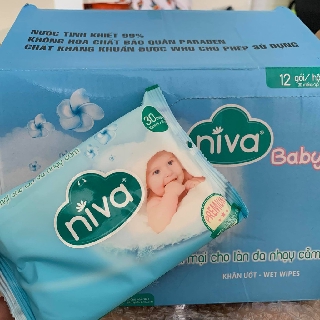 Khăn giấy ướt cho trẻ em Niva (loại 30 tờ)
