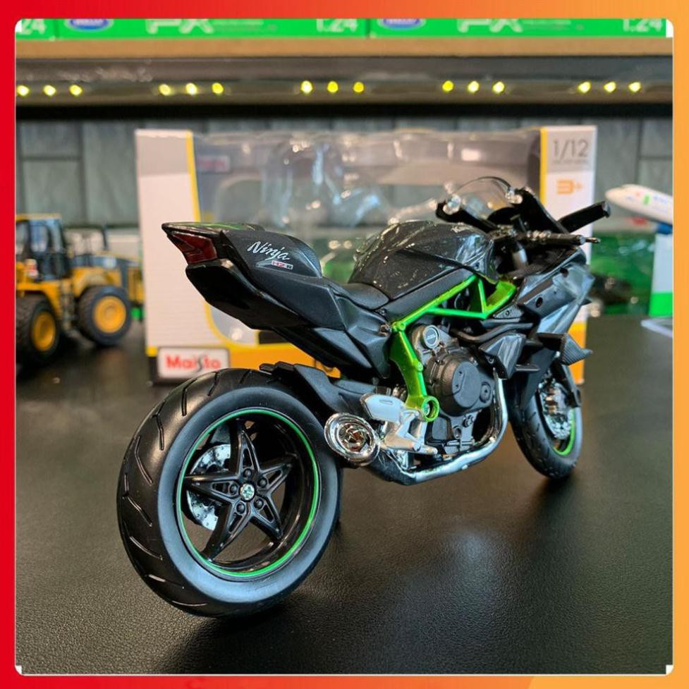 Siêu Hot Xe mô hình Kawasaki Ninja H2R tỉ lệ 1:12 Maisto chính hãng