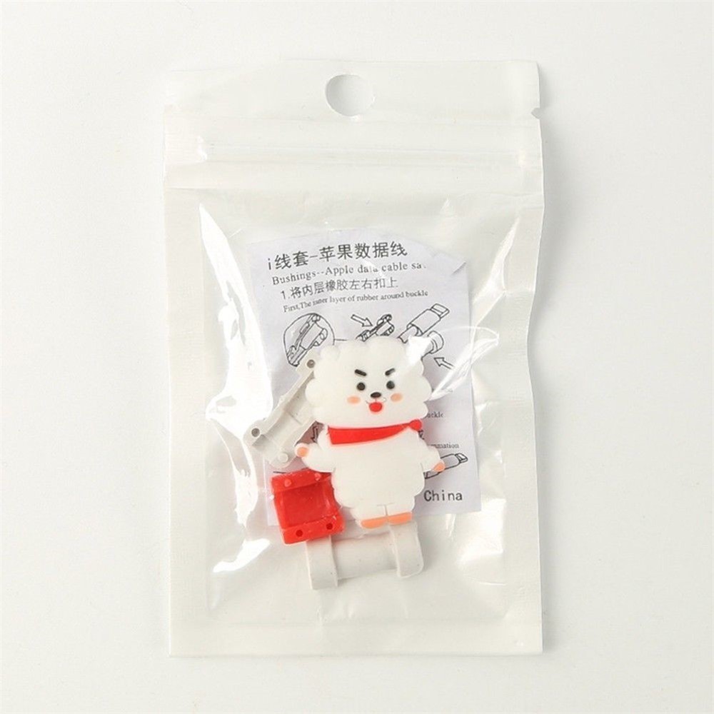 Phụ Kiện Bảo Vệ Dây Cáp Sạc Điện Thoại Hình BT21 BTS