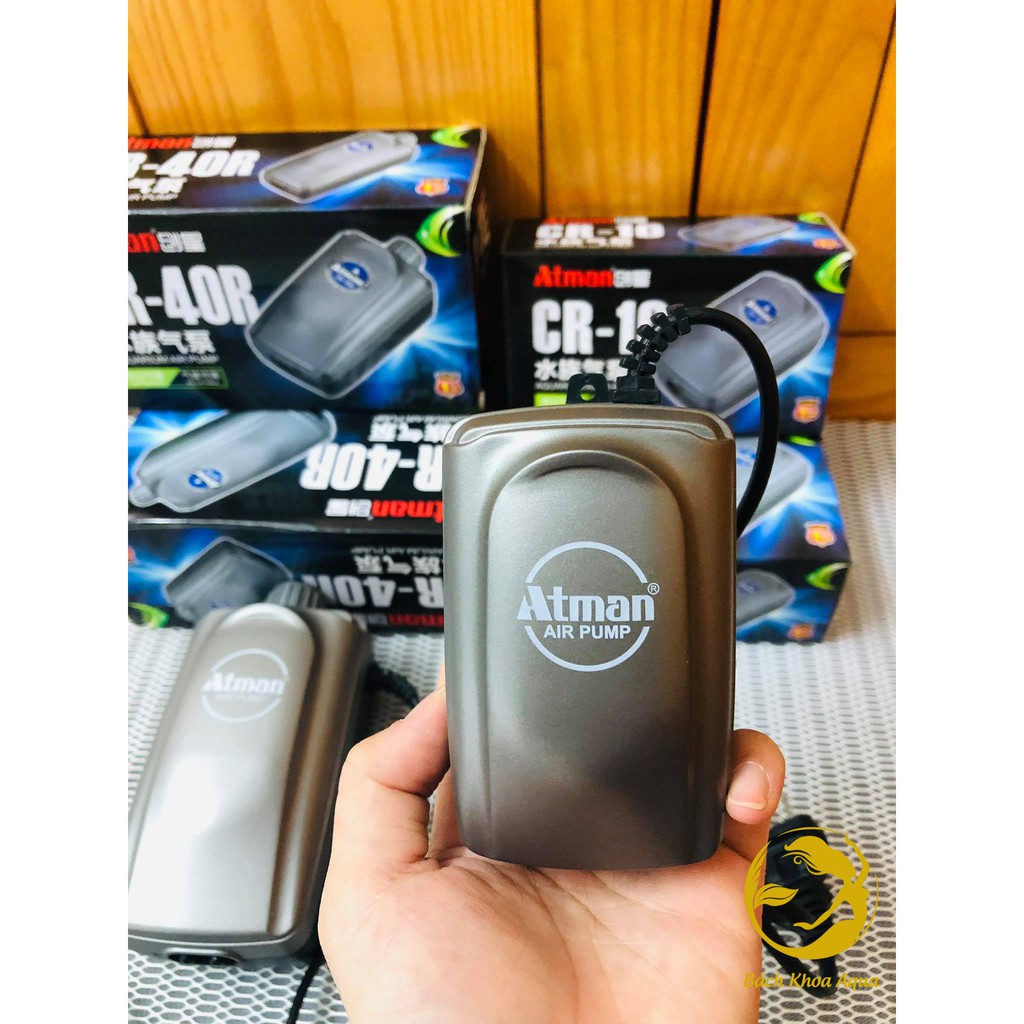 Máy sủi siêu êm ATMAN Cr-10 và Cr-40