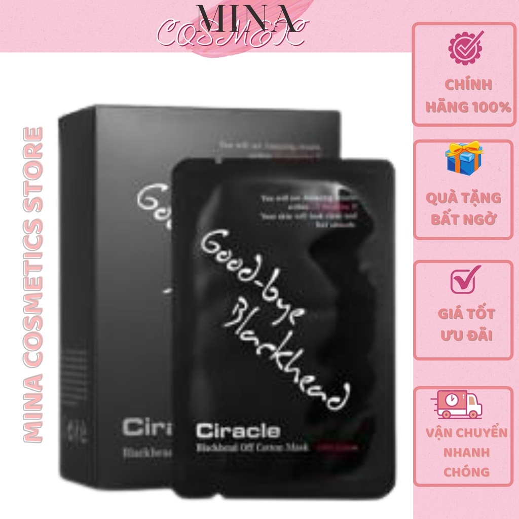 [Cam Kết Hàng Auth] Miếng Dán Mũi Lột Mụn Đầu Đen Ciracle Goodbye Blackhead Cao Cấp