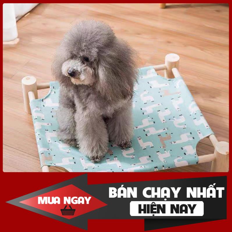 [ RẺ VÔ ĐỊCH ] Giường ngủ gỗ cao cấp dành cho thú cưng