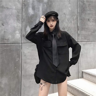 [ORDER] Áo sơmi thắt cà vạt cá tính Ulzzang