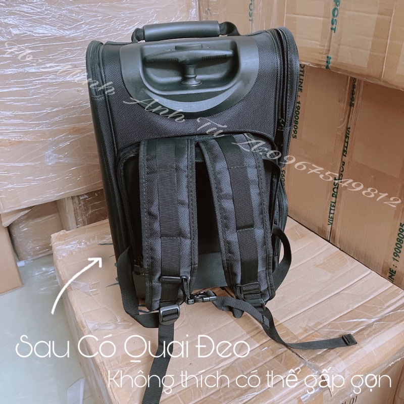 Cốp Kéo Balo Vải Celin Đa Năng Gồm 5 Túi Nhỏ Tiện Ích