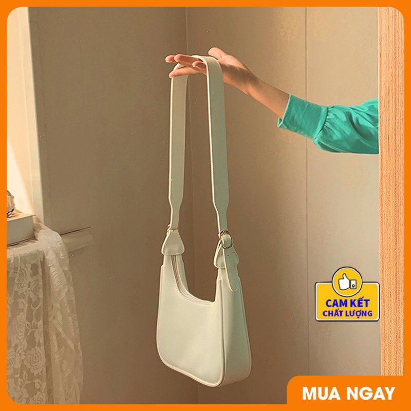 Túi Đeo Chéo Xách Tay Nữ Thời Trang Dáng Lưỡi Liềm Trẻ Trung Dây Đeo Bản To Đẹp Phong Cách Hàn Quốc SEW-0093