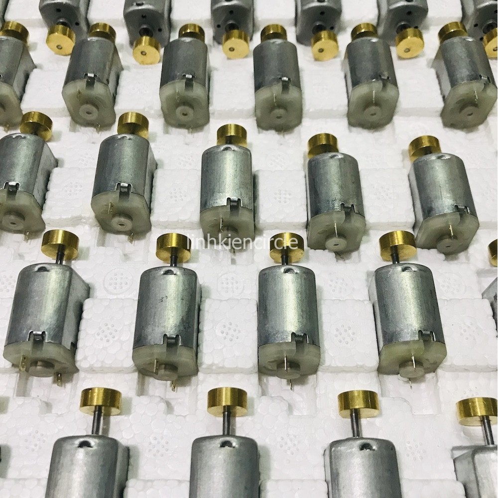 2 CÁI - Motor rung mini 130 3V - 6V rung rất mạnh đầu rung đồng mới 100% - LK0332 | BigBuy360 - bigbuy360.vn