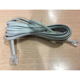 DÂY LINE ĐIỆN THOẠI BÀN  CỐ ĐỊNH TRONG NHÀ BẤM SẴN 2 ĐẦU RJ11
