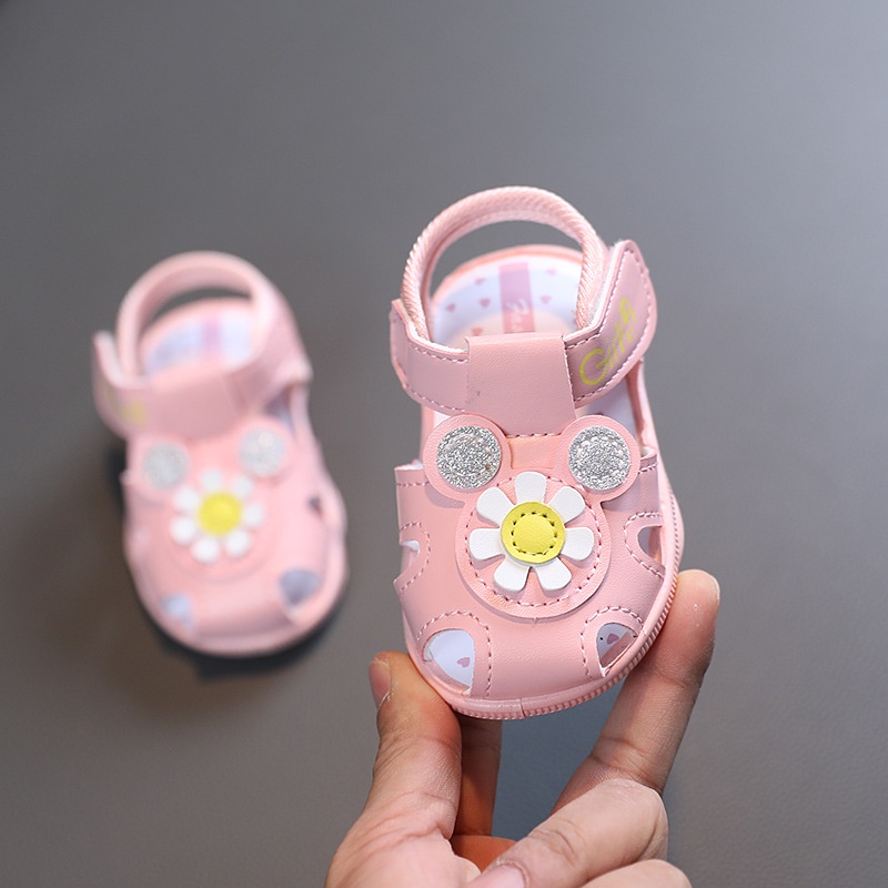 GIÀY BÚP BÊ HOACÓ KÈN BÉ GÁI 6-36 THÁNG. GIÀY CHỐNG TRƠN CHO BÉ TẬP ĐI. SANDAL CAO CẤP CHO BÉ MỚI BIẾT ĐI. BABY LINK