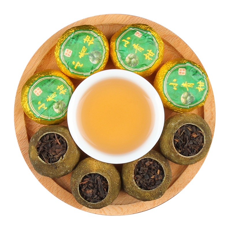 250gam hộp trà Phổ Nhĩ quýt danh trà chính hãng Tiểu Thanh Cam loại 1