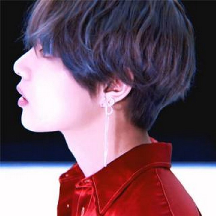 Khuyên tai thả sợi dài BTS V thiết kế thời trang cá tính bông tai thần tượng Unisex không han gỉ idol kpop