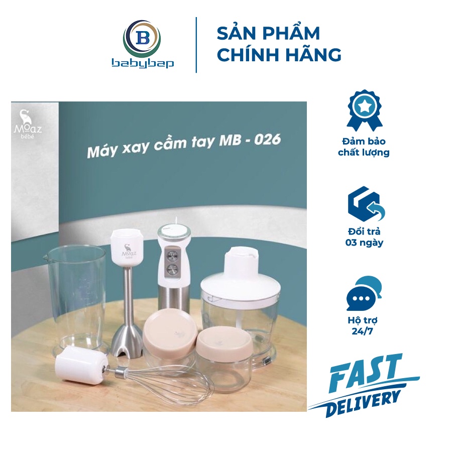 Máy Xay Cầm Tay Đa Năng MOAZ BEBE MB-026