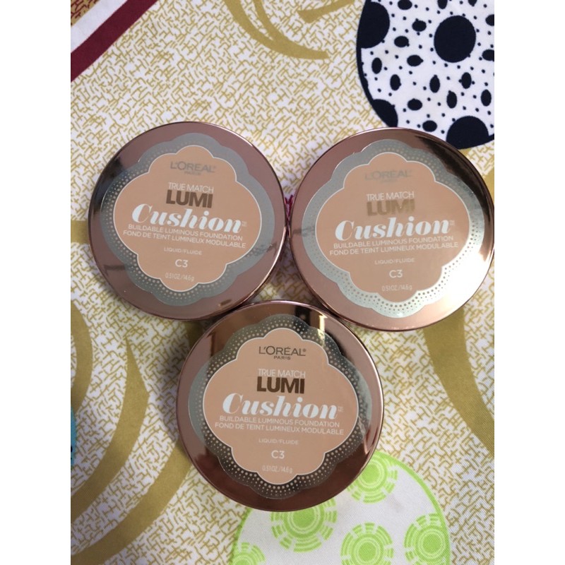 Phấn nước L'Oréal Paris True Match Lumi Cushion Foundation tone C3 Creamy Natural 14,6gr
