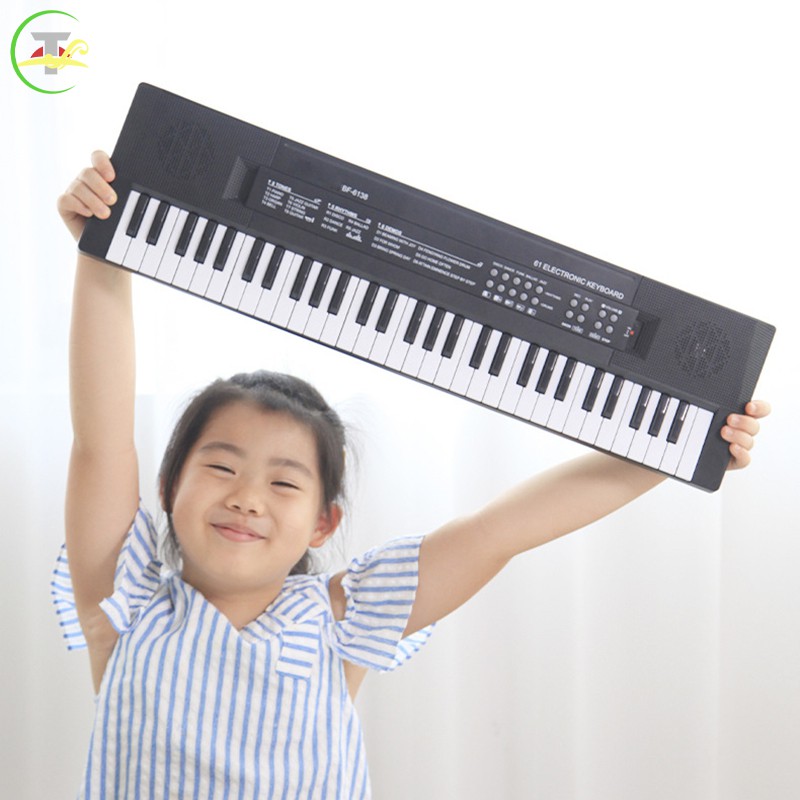 Đàn Piano Điện Tử 54 Phím Mini Tg Kèm Micro Mini Cho Người Mới Bắt Đầu