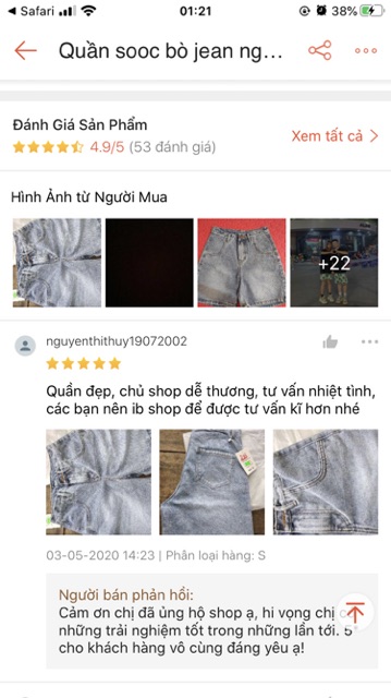 Quần short jean nữ ngố ống rộng quần đùi bò Ulzzang (sẵn) MSHA