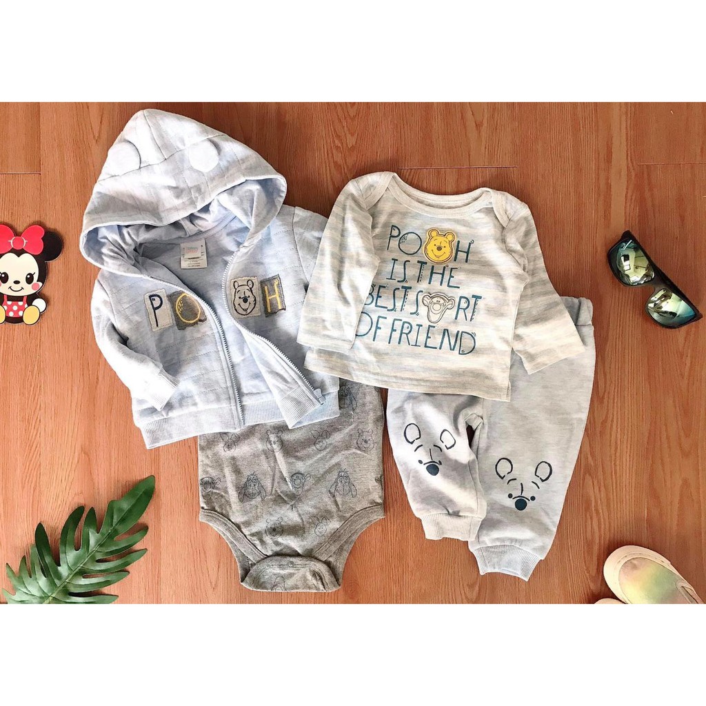 Set 4 món gấu Pooh cực xinh