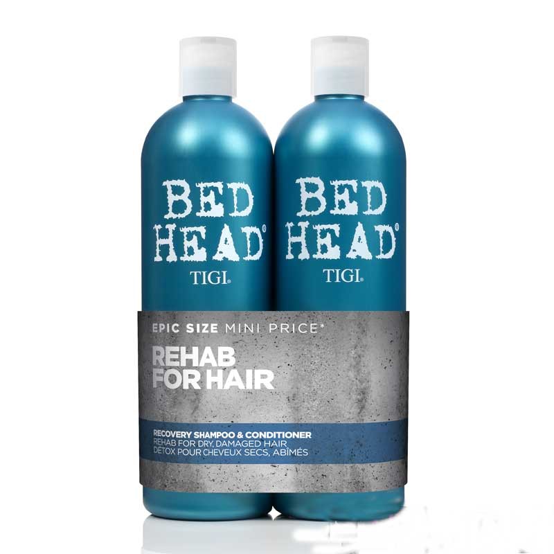 Bộ Dầu Gội Xả Ủ Tóc Tigi Bed Head Màu Xanh Dương