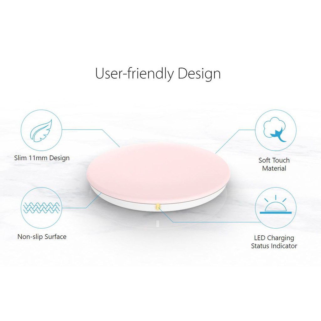 Bộ Sạc Điện Thoại Không Dây ASUS Wireless Power Mate 15W - Chính Hãng
