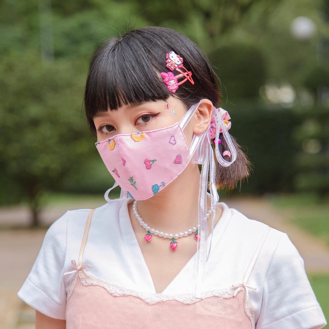 Khẩu Trang Nơ | độc quyền mignonne | 4 Lớp Kháng Khuẩn Chống Bụi Mịn Made in Vietnam Dễ Thương Màu Sắc Thời Trang Cute | BigBuy360 - bigbuy360.vn