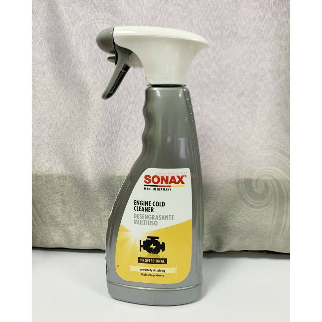 Chai xịt rửa động cơ ô tô SONAX 500ML ENGINE COLD CLEANER 543200