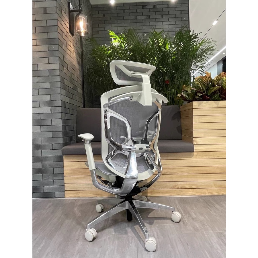 Ghế Công Thái Học GTchairDvary Butterfly Lưới Xám, Đen Ghế Xoay Văn Phòng Ergonomic Bảo Vệ Sức Khoẻ