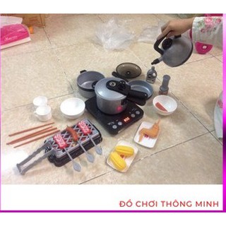 Bộ đồ chơi nấu ăn cho bé - bộ đồ chơi nhựa ăn toàn cho bé