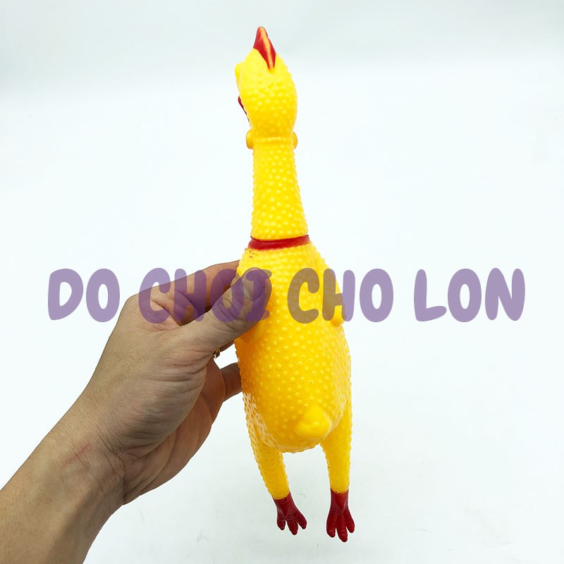 Đồ chơi gà bóp kêu phát ra âm thanh Shrilling Chicken size 30 cm