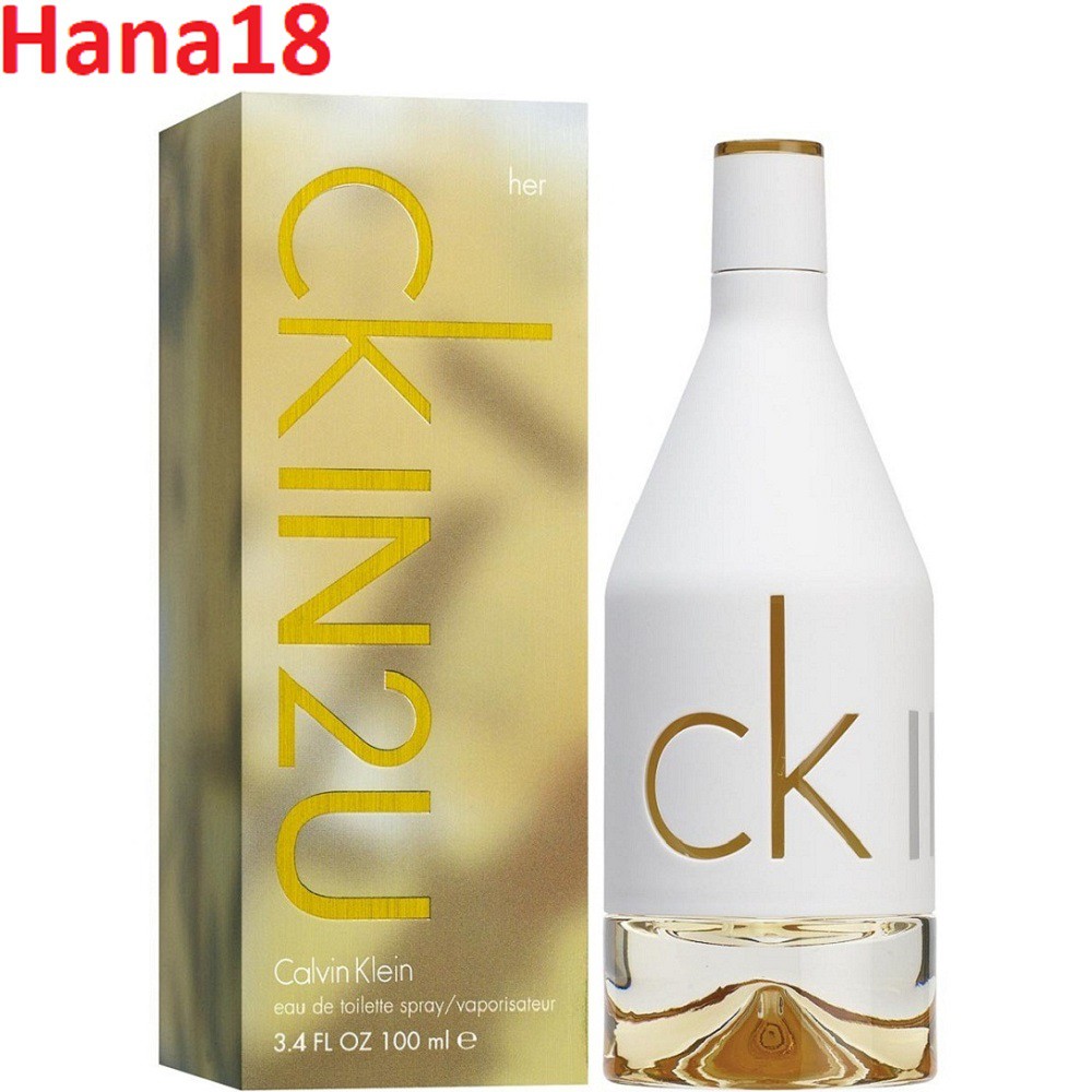 Nước hoa 100ml Calvin Klein (CK) IN2U For Her Hana18 cung cấp hàng 100% chính hãng