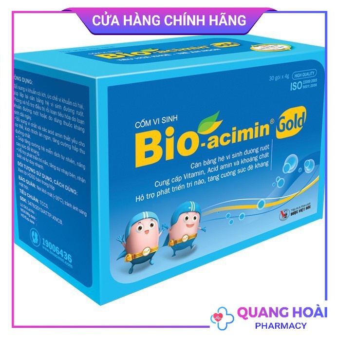 Cốm vi sinh Bio-Acimin Gold, Tiêu hóa khỏe - Trẻ lớn nhanh