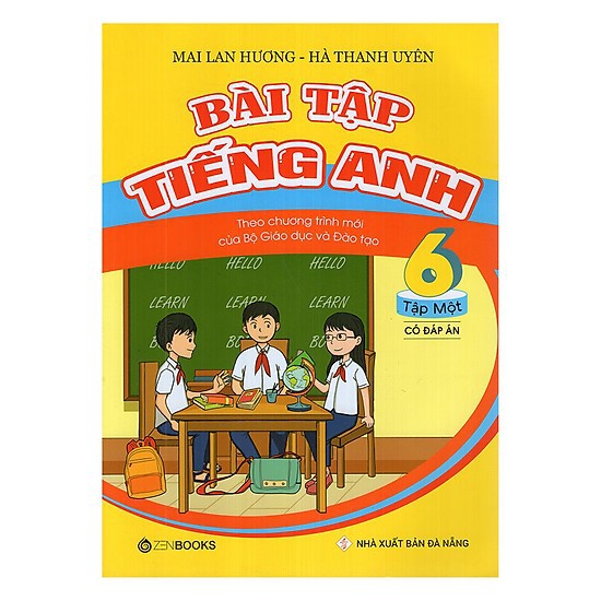 Sách - Bài tập Tiếng Anh Lớp 6 Tập 1 - Theo chương trình mới (Có Đáp Án)