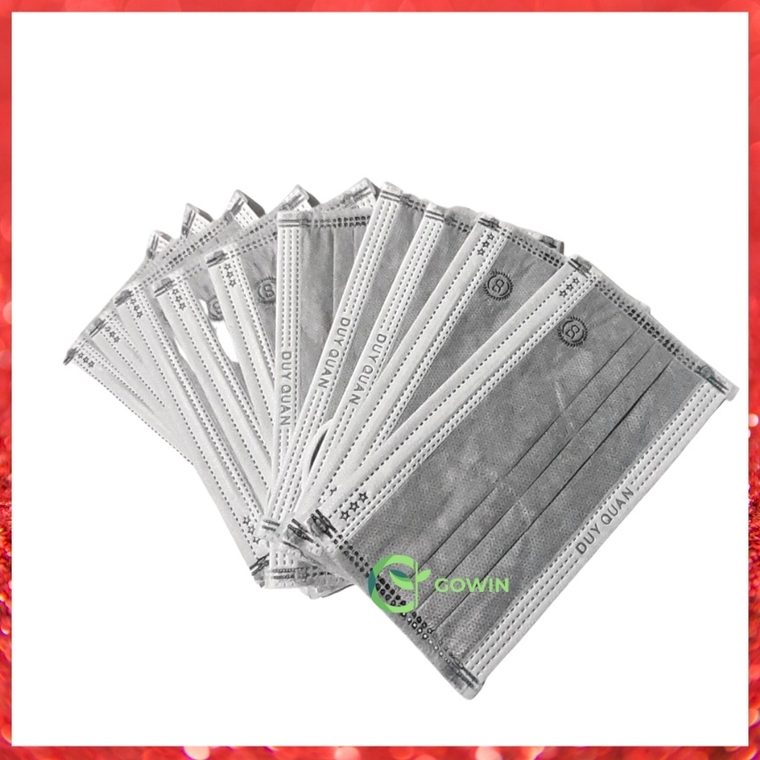 Khẩu Trang Y Tế 4 Lớp Kháng Khuẩn Và Không Kháng Khuẩn Duy Quân Xuân Lai hộp 50 Chiếc