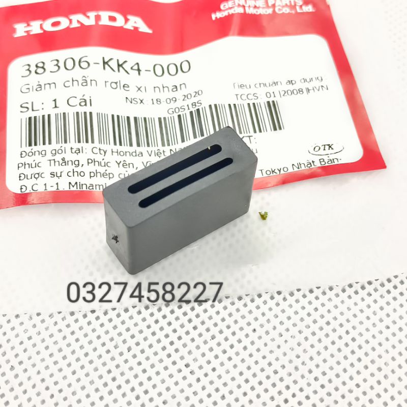 Cao su giảm chấn rơ le chớp xi nhan xe DREAM, WAVE, FUTURE zin Honda