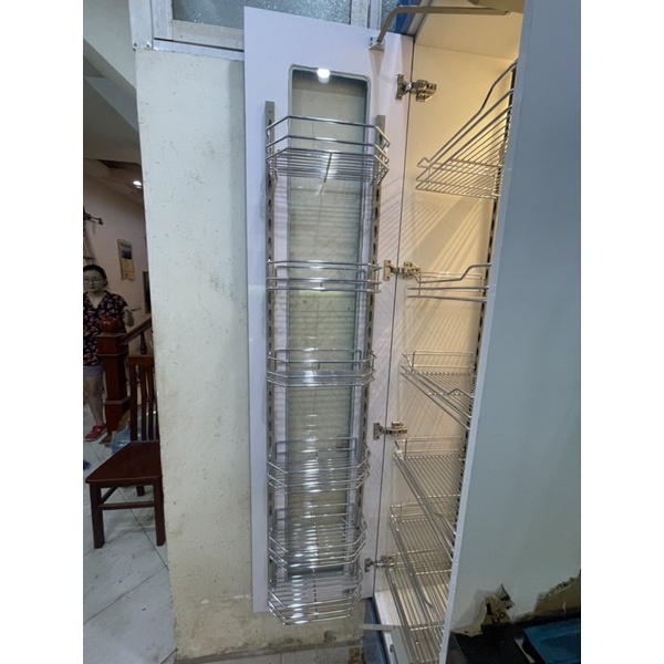 Kệ Tủ Đồ Khô 12 Ngăn 6 Tầng TAKI INOX Không Gỉ 304 - Bảo Hành Vĩnh Viễn - Có Thợ Lắp Đặt