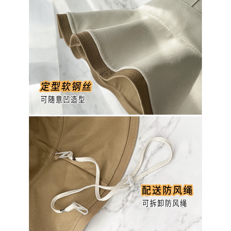 Mũ Vành Rộng Hai Mặt Chống Tia Uv Thời Trang Mùa Hè Dành Cho Nữ