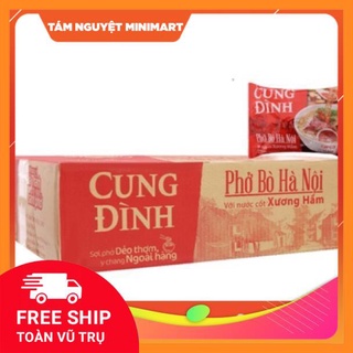 Thùng phở cung đình bò gà 30 gói x 68g
