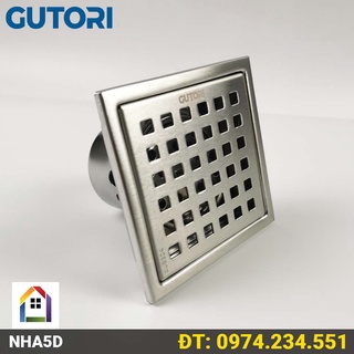 Thoát sàn ngăn mùi tốt 11x11cm gutori ds1193k - phễu thoát sàn inox su304