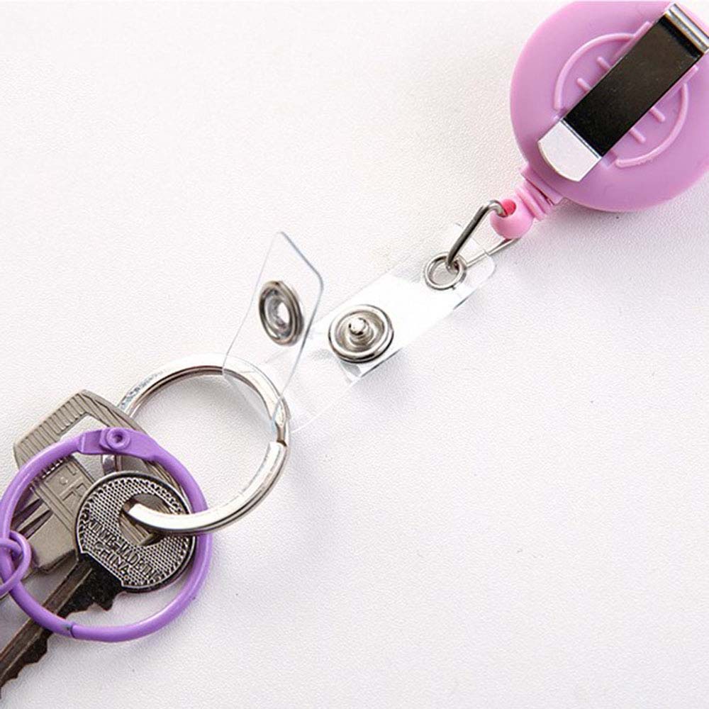 Huy hiệu kẹp giữ thẻ tên / bảng tên hình hoạt hình đáng yêu thu gọn được cho nữ