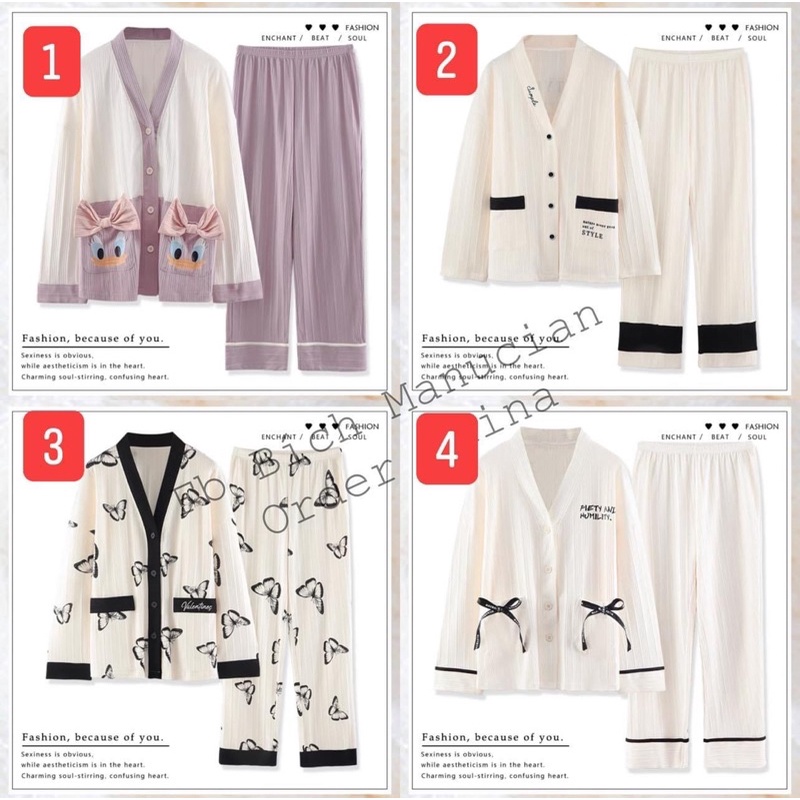 Bộ Pyjama mặc nhà siêu xinh