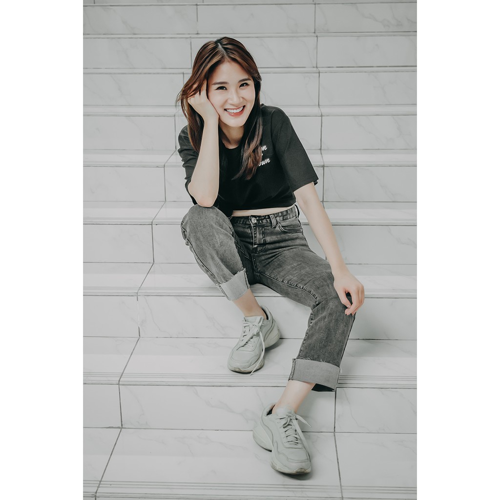Áo Thun Unisex In Chữ Pe.U Co Dãn 4 Chiều 95% Cotton
