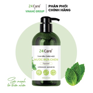 Nước rửa chén hữu cơ trẻ em 24Care 1L - mềm mại da tay, làm sạch tự nhiên, an toàn sức khỏe cả gia đình