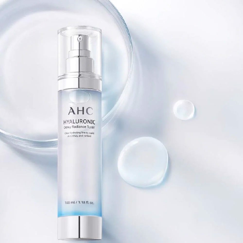 Nước Cân Bằng Dưỡng Ẩm Làm Sáng Da AHC Hyaluronic Dewy Radiance Toner 100ml(01/08/2023)