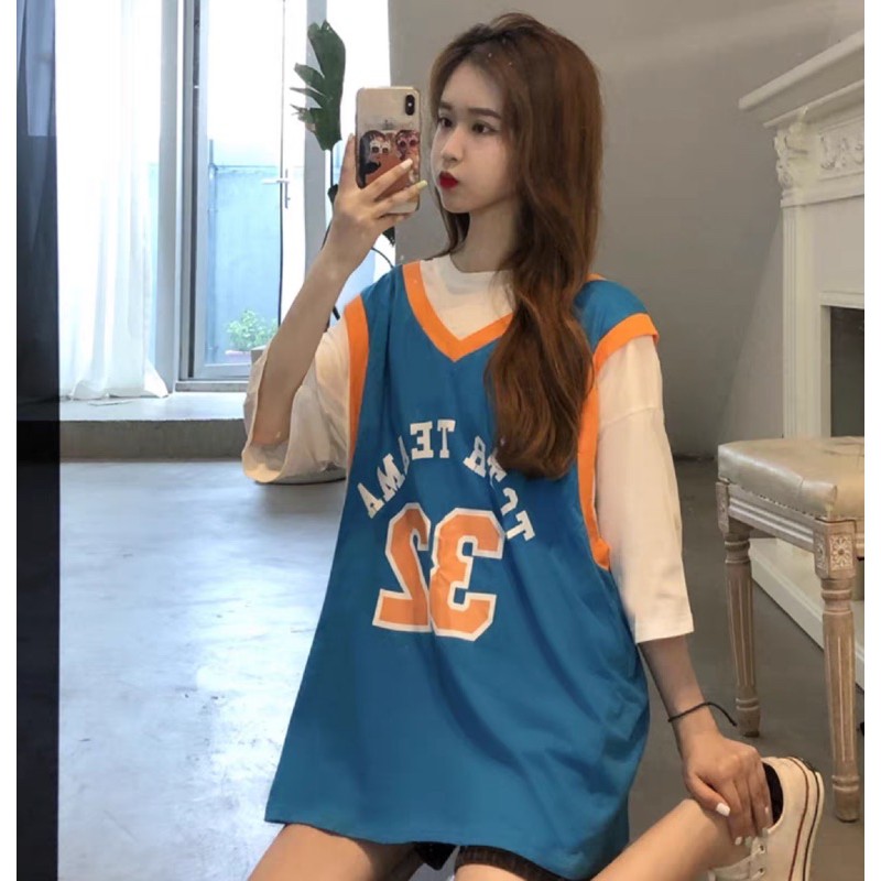 Set Áo Thun Form rộng mix gile