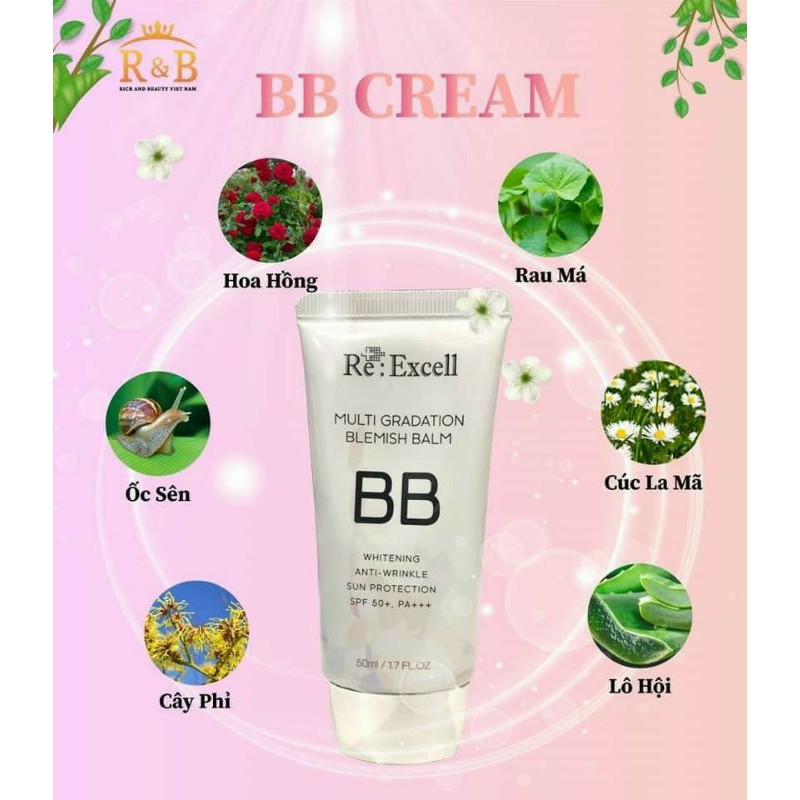 [Hàng chính hàng] Kem nền BB cream Hàn Quốc( mẫu mới)