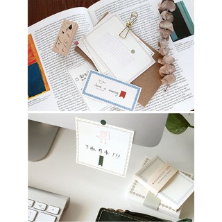 Giấy NOTE CÓ VIỀN XINH XẮN - phụ kiện trang trí sổ kiểu cổ điển độc đáo