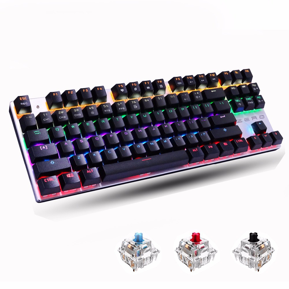 Bàn phím cơ zero TKL 87keys bản quốc tế.